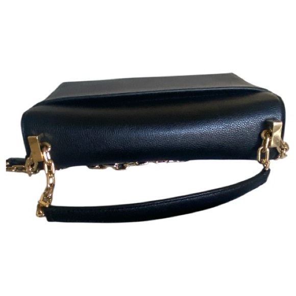 kate spade New York ♠️ Deco Pebbled Leather Chain Shoulder Bag - Picture 8 of 14